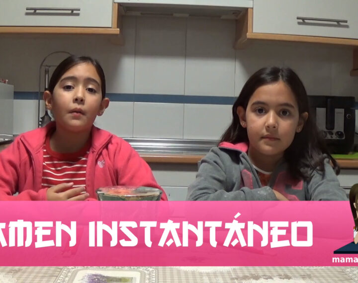 Marta y Sofía preparan ramen (fídeos)