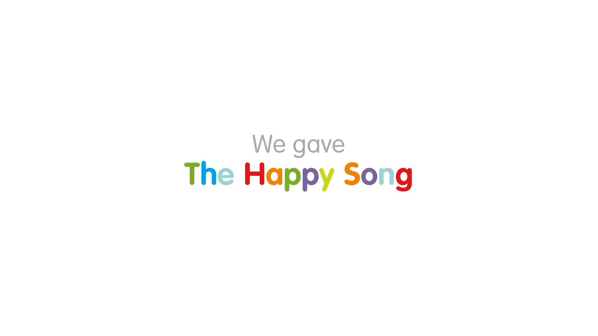 «Happy Song», una canción  para hacer felices a los bebés